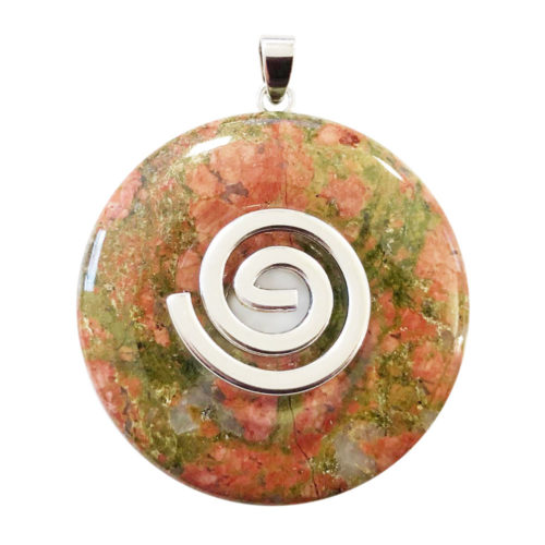 pendentif unakite pi chinois