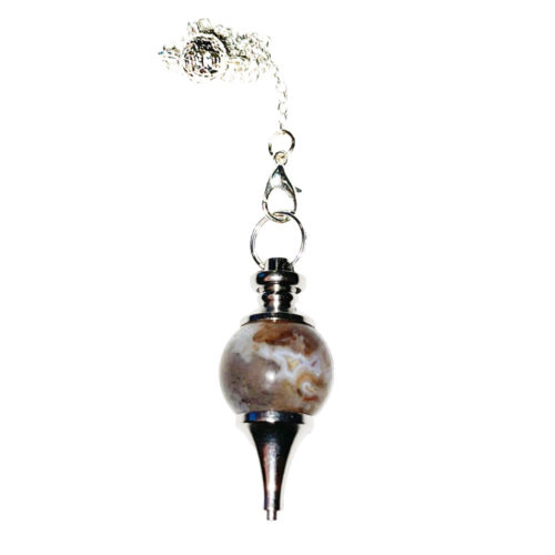 pendule agate indienne boule