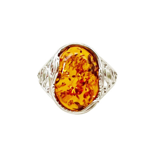 bague ambre capucine