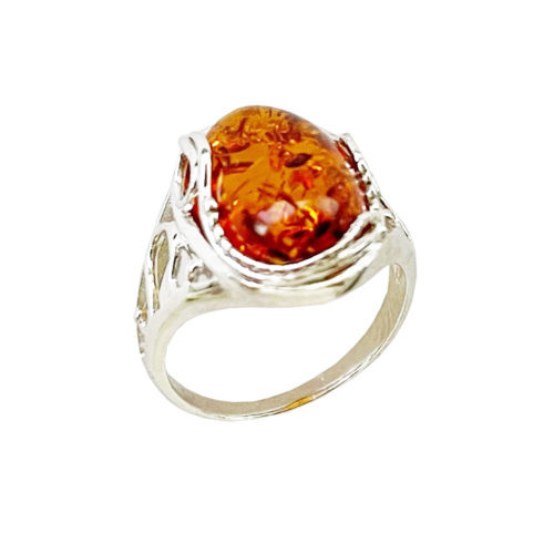 bague ambre capucine