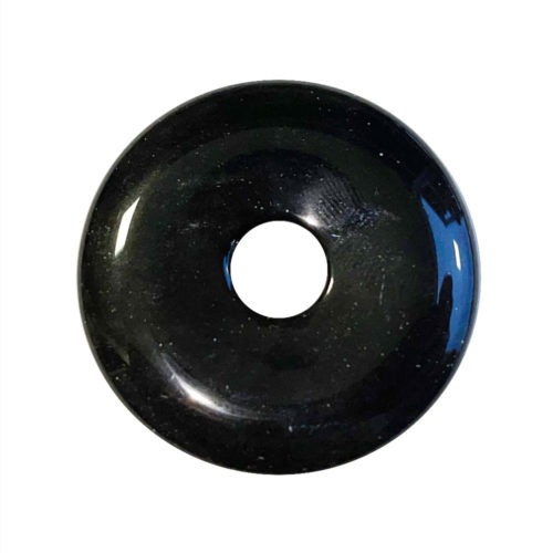 PI Chinois ou Donut Obsidienne argentée
