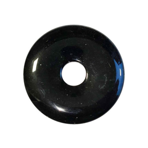 PI Chinois ou Donut Obsidienne argentée