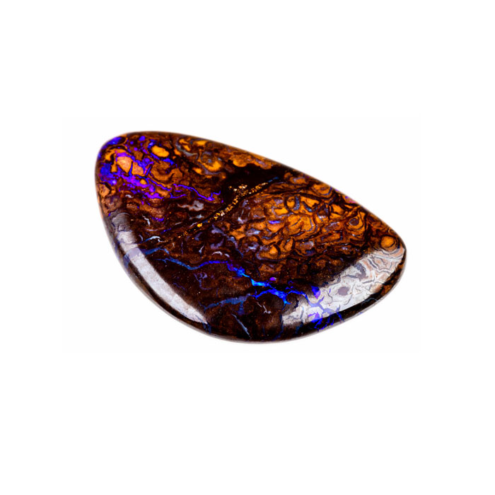 piedra ópalo negro