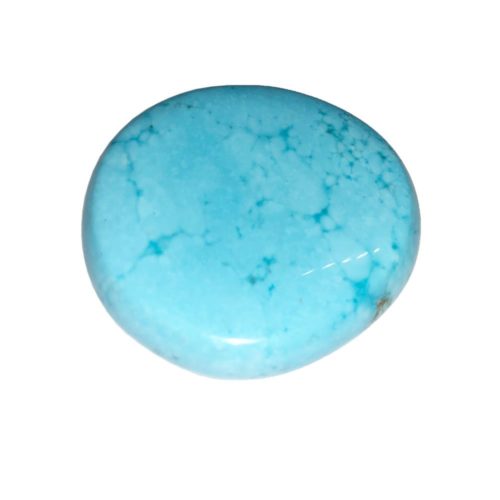 Pierre plate Howlite bleue