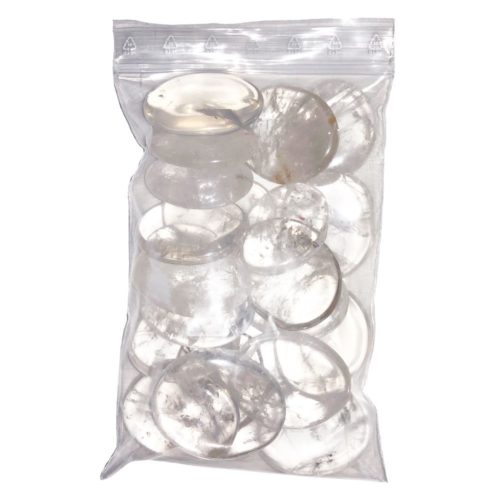 sachet pierres plates cristal de roche