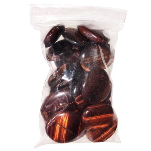 sachet pierres plates oeil de taureau