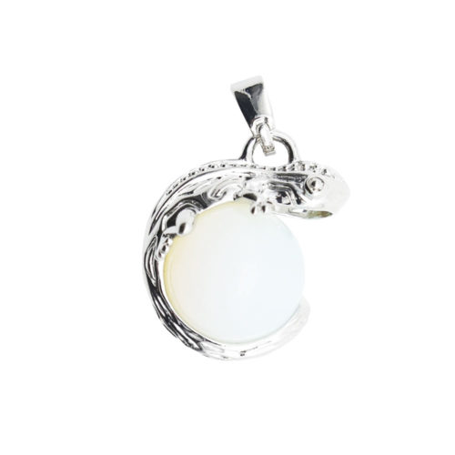 pendentif opale synthetique lezard