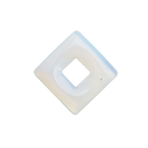 pi chinois ou donut opale synthétique petit carré