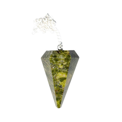 pendule-unakite-hexagonal-02