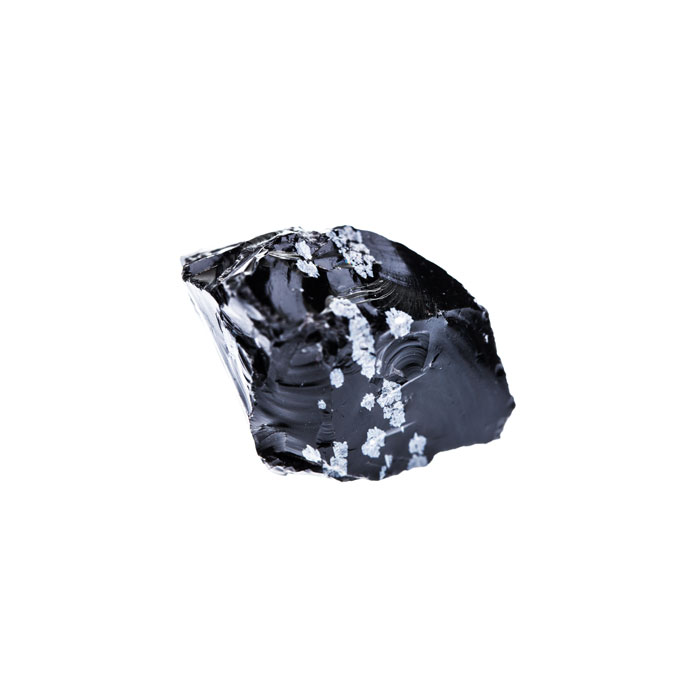 piedra obsidiana nieve
