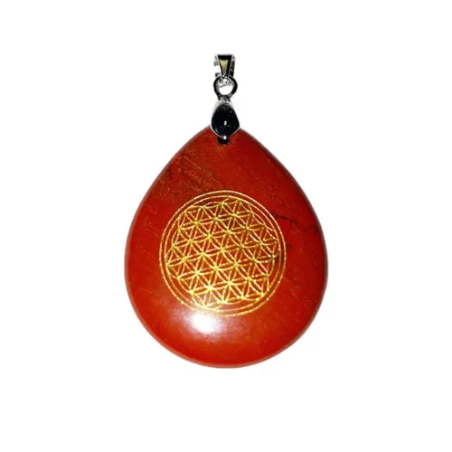 pendentif-jaspe-rouge-goutte-fleur-de-vie